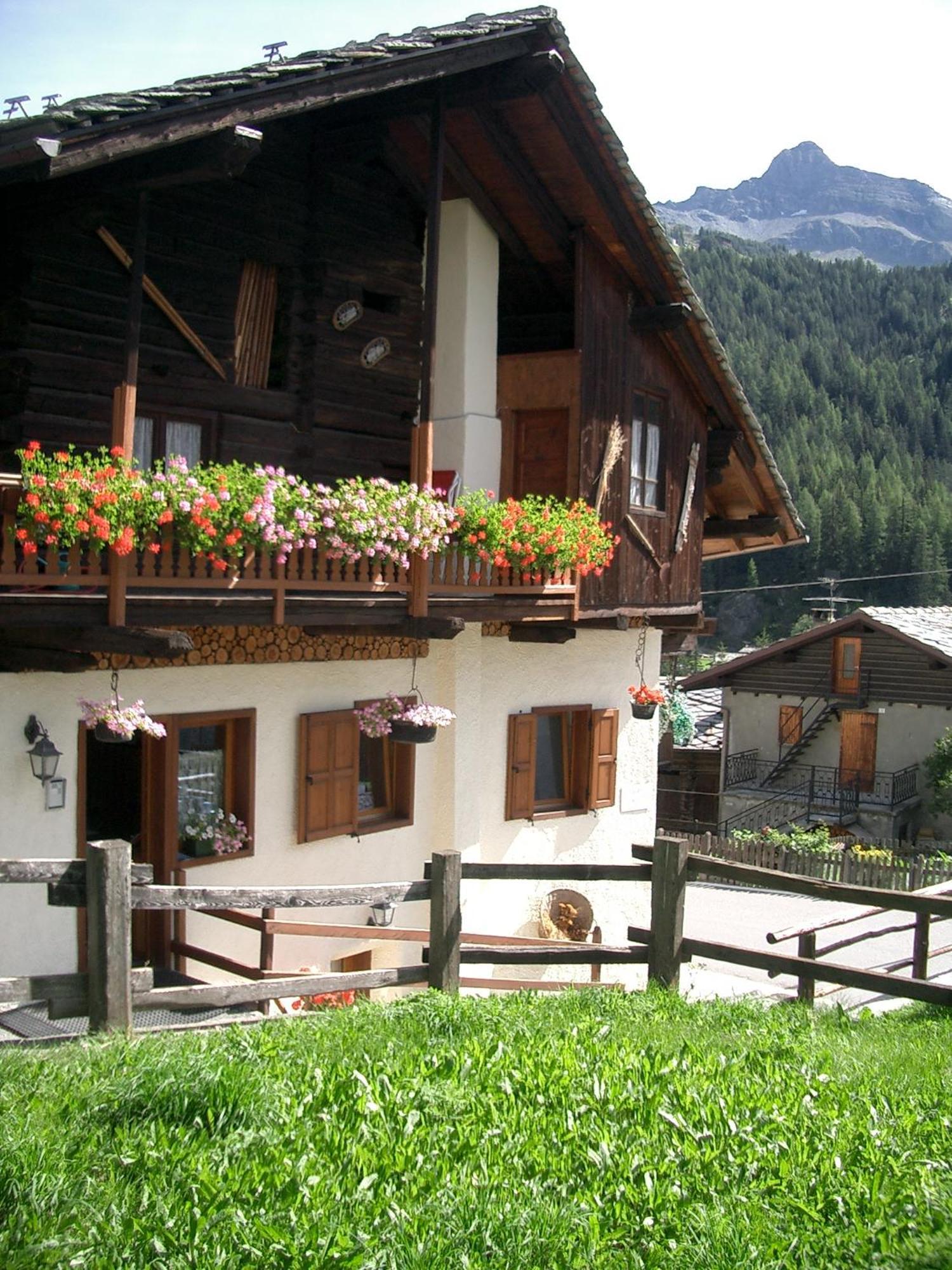 Le Vieux Rascard Chambres D'Hotes Champoluc Dış mekan fotoğraf
